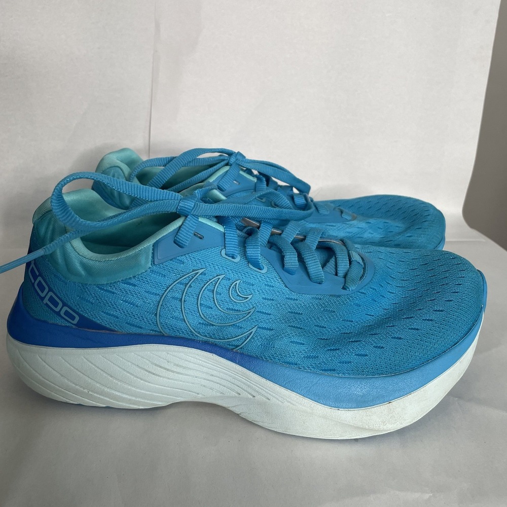 Topo Athletic W-Atmos Women's‎ US 7 Road Running Shoes Sky Blue Lace-Up Sneakers